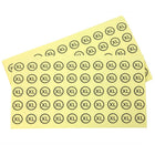 Wamaco Size Dots Sticker, Round, XL, Clear, 3000 Pack-Label Clothing Size