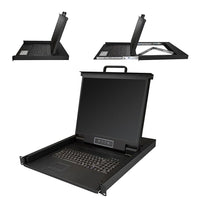 StarTech 1U Single-Port KVM Console for Server Rack, 19 in. (RKCONS1901)-Save money and reduce hassle with a cost-effective rack-mount LCD console