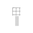 Wamaco 2' x 7' Grid Panel, Black, 2 Pack-Perfect solution for storefront, tradeshow and multipurpose displays