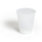 Perk 7 oz. Plastic Cold Cups - Clear - 100 Pack-Made of plastic