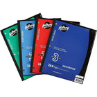 Hilroy 3 Subject Neatbook - 264 Pages - 8" x 10-1/2"-Gloss card stock cover with secure sewn binding and black tape spine