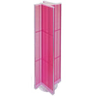 Azar Displays Pegboard Display Pinwheel Spinner, 13.5" x 60", Pink (700460-PNK)-Pink acrylic