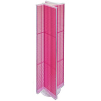 Azar Displays Pegboard Display Pinwheel Spinner, 13.5" x 60", Pink (700460-PNK)-Pink acrylic
