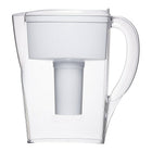 Brita Space Saver Water Filter Pitcher with 1 Standard Filter, 6 Cup - White-Cleaner Water: Reduces Chlorine Taste And Odour, Copper, Mercury And Cadmium