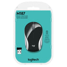 Logitech M187 Mini Wireless Optical Mouse - Black-6