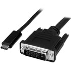 StarTech USB-C to DVI Adapter Cable, 3.3 ft, 1920 x 1200 (CDP2DVIMM1MB)-Reduce clutter with a compact 3.3 ft adapter cable