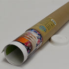 Earth Hugger Mailing Tube with End Caps - 2" W x 24" L - 12 Pack-Perfect for sending posters, documents, or long thin objects
