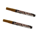 Marvy Uchida Fine-Point Liquid Chalk Markers - Erasable - Dustless - Brown - 2 Pack-Colour: Brown