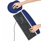 DAC MP-124 Super-Gel Contoured Keyboard Wrist Rest, 18-3/8 x 3-1/8 x 3/4", Blue-Helps keep your wrists ergonomically positioned