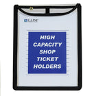 C-Line Reinforced Stitched Send-Home Book Bags, 15 Pack (CLI39912)-Clear bag allows for easy visibility.