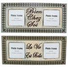 Cathay Importers Rustic Wood Photo Frames 4"x4" (EC-24-0132), 2 Pack-Wall-mounted