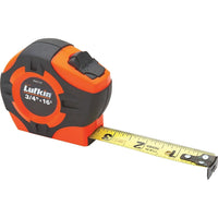 Tape Measure Hi-Viz Orange  3/4"X16', Quickread, TLV606-Colour - Hi-Viz orange