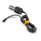 Cat 4.8amp Car Charger with USB Port and 6ft Braided Nylon Apple Certified Lightning Cord-4.8A total power output