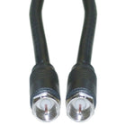 Digiwave 12' RG6 Coaxial Cable, 6" x 4" x 6", Black-Copper clad steel center conductor