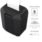 Fellowes Powershred LX45 Cross Cut Shredder-Patented Safety Lock disables shredder for added safety protection