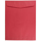 JAM Paper 10 x 13 Open End Catalog Envelopes, Brite Hue Red Recycled, 100 Pack (V0128192)-Christmas red