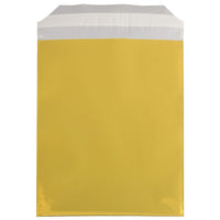 JAM Paper Foil Envelopes with Self Adhesive Closure, 6.25 x 7.88, Open End, Gold, 100 Pack (01323273B)-Gold