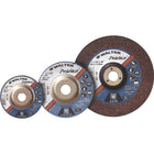 Walter Surface Technologies Depressed Centre Grinding Wheels - Stainless Type 27 - 12 Pack-Arbor Size 7/8"