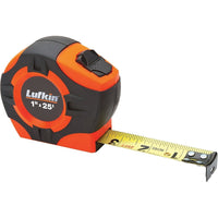 Tape Measure Hi-Viz Orange  1"X25', Quickread, TLV615-Colour - Hi-Viz orange