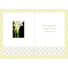 Rosedale 5-1/2" x 8" Formal With Sincere Sympathy Greeting Cards And Envelopes, 12 Pack (17500)-Card shop quality greeting cards