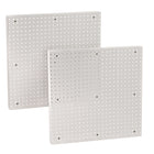 Azar Pegboard Wall Panel Storage Solution - 24" x 24" - White - 2 Pack-Sold in Packs of: 2 (Price is per single pegboard)