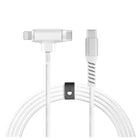 LOGiiX Piston Connect Duo USB Type-C to USB Type-C/Lightning - White-Durable 1.5m (*4.92ft) USB Type-C to USB Type-C or Lightning cable