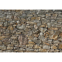 Komar Stone Wall Wall Mural, 100" x 145"-8 Panel Mural