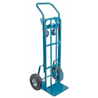 Kleton Convertible Deluxe Hand Truck, Steel, 800 Lbs. Capacity-Frame Material: Steel