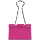 JAM Paper Binder Clips, Large, 41 mm, Pink, 12 Pack (340BCpi)-4