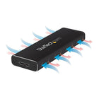 StarTech M.2 SATA External SSD Enclosure, USB 3.0 with UASP-Rest assured your M.2 SSD is supported, with mounting points for the most common M.2 NGFF SSD heights (2230, 2242, 2260, 2280)