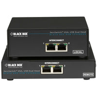 Black Box ACU6201A ServSwitch CATx USB KVM Extender Dual-Head VGA Standard-Extender