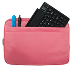 Vangoddy Jam Sleeve Fit 10" Tablet - Pink-Dual zipper design