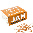 JAM Paper Butterfly Paper Clips, Orange Paperclips, 4 packs of 15 (332BYorg)-Size: 1.5 in Long x 1.1 in Wide (43mm x 30mm)