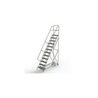 Tri-Arc Manufacturing All Directional Rolling Ladder, No. of Steps: 12, Platform Height: 120" (KDED112242)-No. of Steps: 12