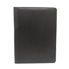 Ashlin PETERBOROUGH Refillable Journal with Business Card & Pen, Black, (P9004-49-01)-Black - MidnightGeorgio Napa leather is a full grain leather, featuring a beautiful soft material. This leather is perfect for your leather folios and accessories. This material is soft yet durable. Yet another luxury leather from ASHLIN.