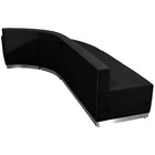 Flash Furniture HERCULES Alon Black LeatherSoft Reception Configuration, 3 Piece-Modular components make reconfiguring easy with endless possibilities