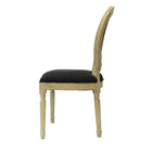 Plata Import Galaxy Chair, Black (IC-007-BLACK)-Dimensions: 38"H x 19"W x 19"D