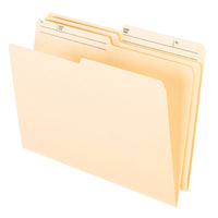 Pendaflex File Folders with 1/2 Cut Tab - Legal Size - 100 Pack-Durable grade stock for superior durabilty