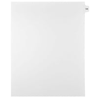 Mark Maker Legal Exhibit Index Tab White Single Tabs, 1/15th Cut, Letter Size, No Holes, Number 106, 25 Pack-White Single Tabs, 1/15th Cut
