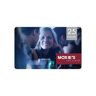 Moxie's $25 Gift Card-Air Miles cannot be collected on Gift Card purchases.